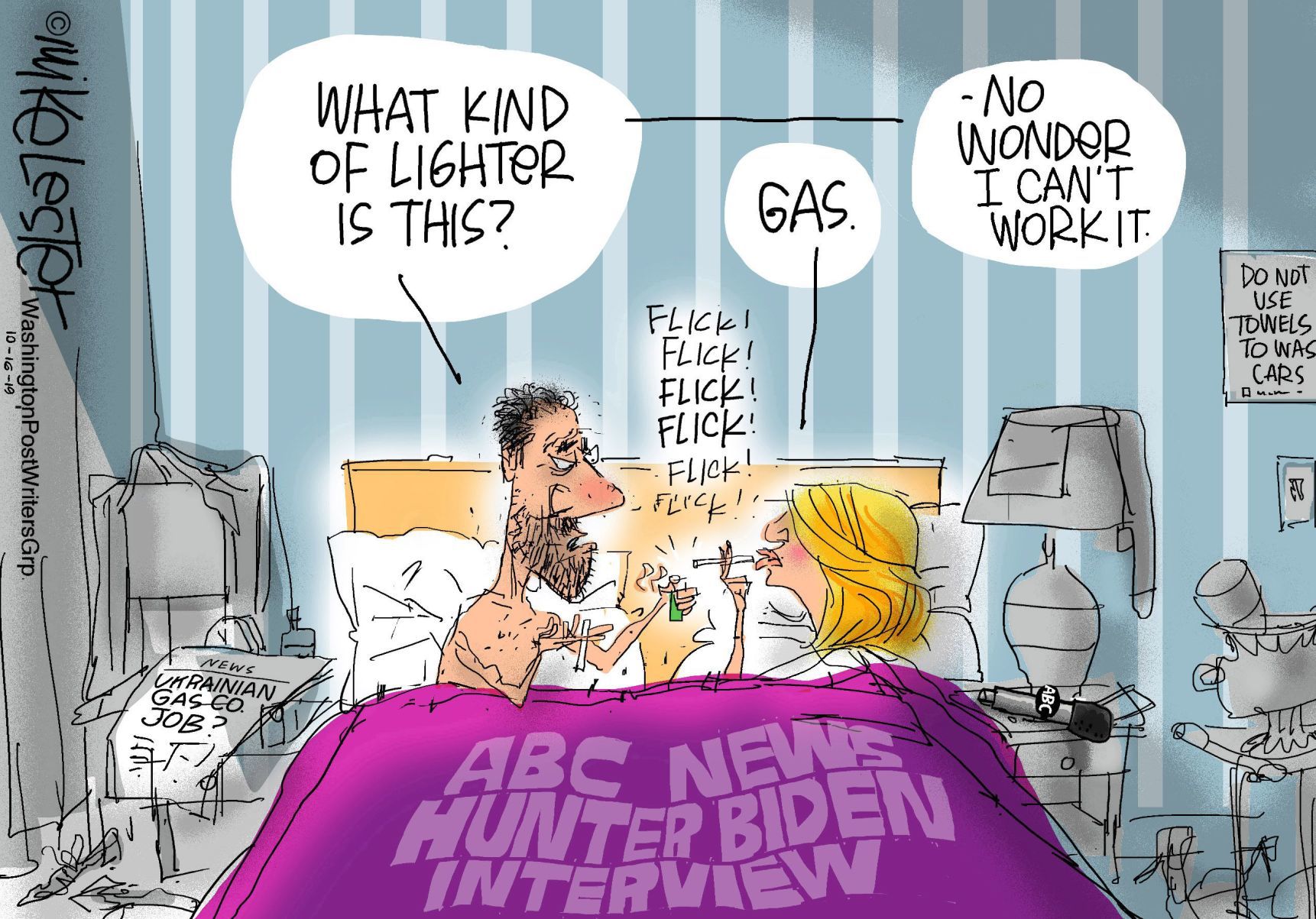 Mike Lester cartoon